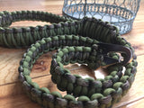 4ft. Paracord Dog Leash with a Black Rifle Sling Clip