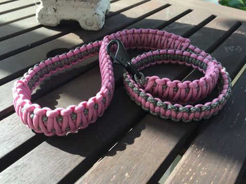 Paracord 2 ft Dog Leads, Traffic and Training Leads