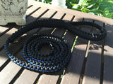 Thin Blue Line, K9 Officer, Law Enforcement Collar and Leash