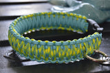 Tropical and Turquoise Paracord Dog Collar