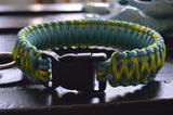 Tropical and Turquoise Paracord Dog Collar