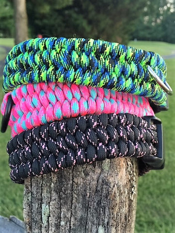 Paracord best sale puppy collars