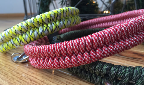 Fishtail Paracord Dog Collar Collection – Marilyn Moo & Finley Too
