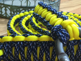 Blue and Yellow Paracord Dog Leash